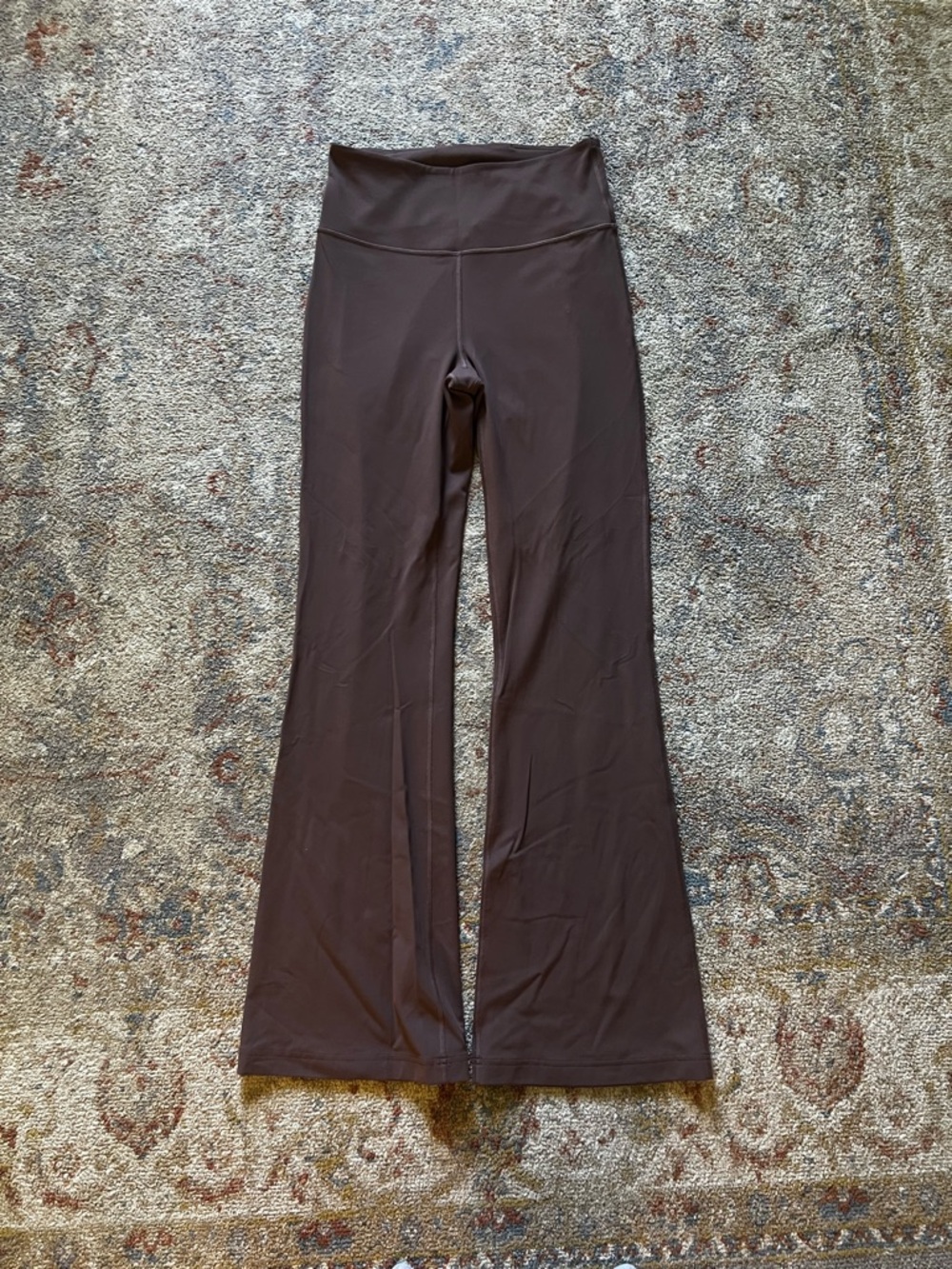 lululemon athletica Brown High-Rise Flare Yoga Pants